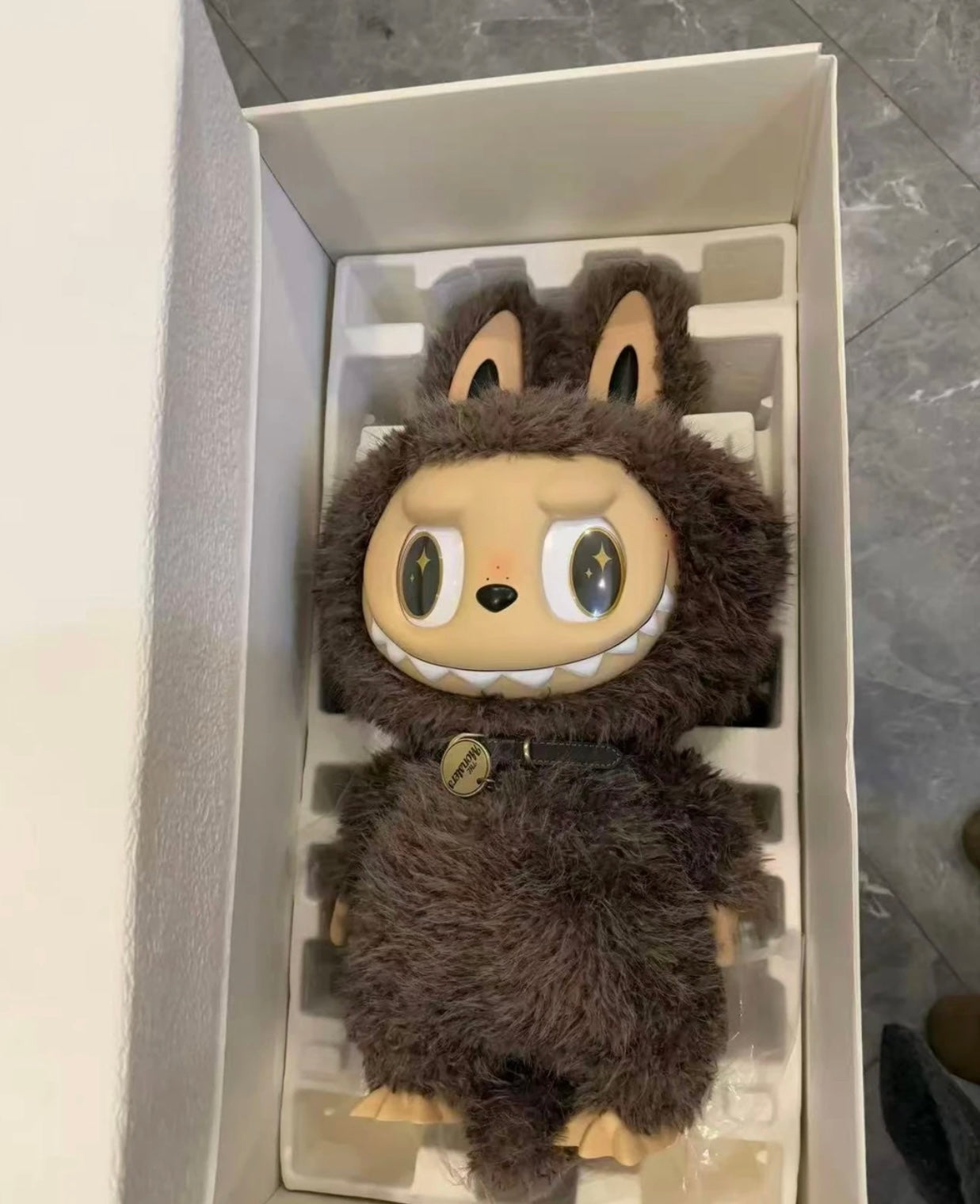 LABUBU 58CM Rubble ZIMOMO Big Leader Change Baby New Vinyl Plush Doll Painting Trend