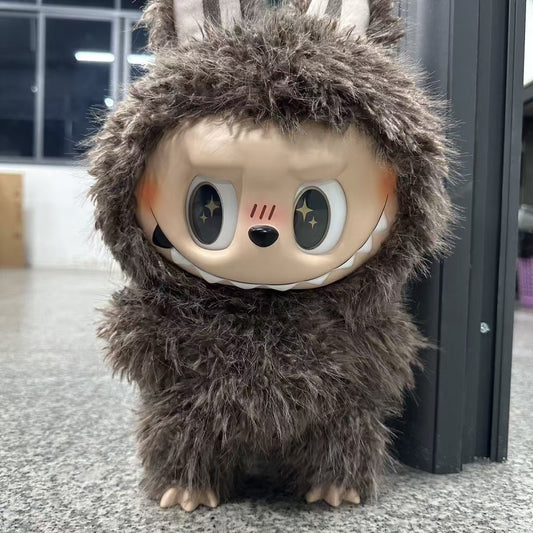 LABUBU 38CM Rubble ZIMOMO Big Leader Change Baby New Vinyl Plush Doll Painting Trend