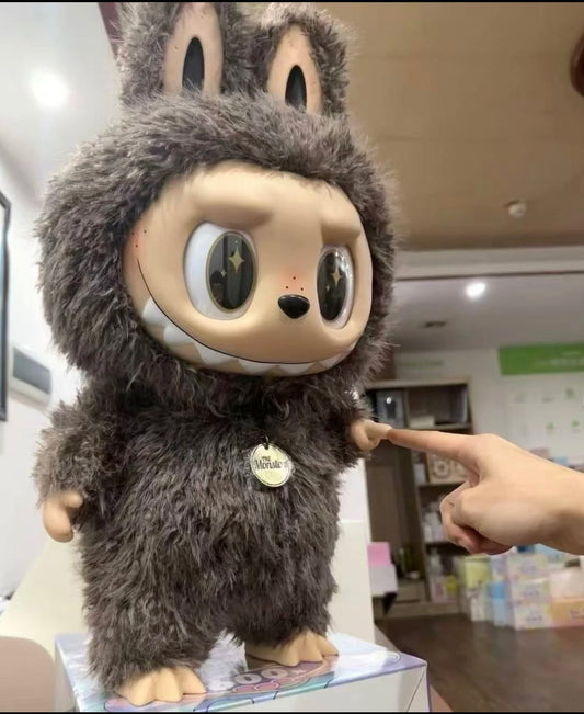 LABUBU 58CM Rubble ZIMOMO Big Leader Change Baby New  Vinyl Plush Doll Painting Trend