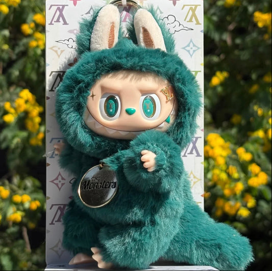 LABUBU LV Baby Green Spring Limited Edition Plush Vinyl Labubu Doll Pendant Gift